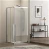 kamalu box doccia 80x120 angolare doppio scorrevole vetro 8mm altezza 200h | kel1000