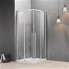 kamalu box doccia 80x120 doppio scorrevole altezza 200 h vetro 8mm | ksa1000