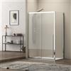 kamalu box doccia 80x120 vetro 8mm anticalcare altezza h200 | kel4000