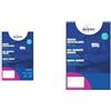 AVERY Bundle Avery Italia L4785-20 Badge Adesivi, Stampanti Laser, 20 Fogli, 80 x 50, Bianco + L4784-20 Badge Adesivi, Stampanti Laser, 20 Fogli, 63.5 x 29.6, Bianco