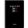 Q Kalon - Agenda Scolastica 2025 2026 - Giorno per Pagina, Formato A5 (15x21 cm), Spagnolo e Inglese, Settembre-Giugno, Chiusura a Spirale, Copertina Flessibile con Protezione in Plastica - Planner