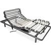 Somnia Descanso - Letto snodato elettrico Ergoflex, 5 piani, telaio rinforzato, affidabile e silenzioso, motore tedesco, 90 x 190