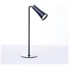 Lytup Flute Lamp - 4-in-1 Rechargeable LED Desk, Wall, Clamp Lamp & Flashlight with Magnetic Base, 4-Level Brightness, 270° Flexible Arm, USB-C Charging, Ideal for Home Office & Bedside - Black