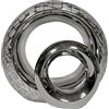 DRW Vaso da tavolo Dobre Ceramica Ceramica in Argento 12x26x23 cm