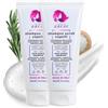 LE PERLE DI D.A.F.N.E Le Perle di Dafne - 2x200 ml Shampoo Scrub Cuoio Capelluto con Granuli di Silica e Aloe Vera - Esfolia e Idrata, Elimina Cellule Morte e Stimola la Crescita dei Capelli, con olio di rosmarino