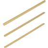 Briny River Spessori per capotasto in ottone per chitarra, 72 x 2,8 mm, 3 spessori di 0,5/1,0/2,0 mm, adatti per capotasto 74-76, 3 pezzi