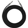 Rayzm cavo per chitarra e basso, cavo mono per strumento TS dritto maschio da 6,35 mm (5 metri)