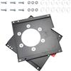 Anlseiod Piastra Girevole Sedile per Fiat Ducato Jumper Boxe dal 2006 O-pel Movano dal 2022 Lato Conducente o Passeggero Girevole a 360°, Console Girevole 59698, Camper Roulotte Consolle Girevole