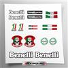 Stickersland®| Kit adesivi compatibile con Benell Sponsor | uso personale, privato e decorativo | adesivi per moto telaio carena casco | decals sticker Decalcomanie Aftermarket