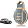 TOOMUME Cover Chiave TPU, Custodia Chiave Adatto per BMW Mini Cooper One/S/D/SD/SE Clubman Countryman Cabrio F54 F55 F56 F57 F60 R55 R56 R57, Copri Chiavi Guscio Chiave Auto Telecomando - Smart Key