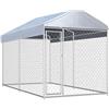 BAZZI Gabbia Cane, Gabbie per Cani, Box per Cani, Canile da Esterno con Tetto 382x192x225 cm