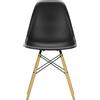 Vitra - Sedia Eames Plastic - Nero - Acero massiccio - Designer Charles & Ray Eames
