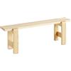 Hay - Panchina Weekday - Legno naturale - Pino massello certificato FSC - Designer Fritz Gräber