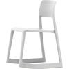 Vitra - Sedia impilabile Tip Ton - Grigio - Polipropilene riciclato - Designer Jay Osgerby