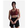 Nike Small Logo Swoosh W - Bra Training - Donna - Rosso
