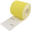 Shineboc Rotolo di Carta Abrasiva Giallo, 93mm x 10m, Grana 120, Carta Abrasiva Al Quarzo Per Legno, Metallo, Vernice, Gesso, Stucco, Auto, Compatibile Con Levigatrici A Macchina