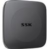 SSK SSD 128GB Esterno Portatile,fino a 550MB/s, Hard Disk Esterno SSD con cavo da Tipo C a USB C/A,Unità a Memoria stato solido veloce USB 3.2 GEN2 per iPhone 15/Android/Windows/Tablet/Mac/Xbox