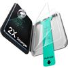 ESR 2 Pezzi Pellicola Protettiva per iPad 11°/10° Gen A16/A14 (11/10.9, 2025/2022), Vetro Temperato 9H, Supporto UltraFit, Supporto per Apple Pencil, Resistente ai Graffi, Chiarezza HD, Senza Bolle
