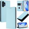 DENDICO Cover per Samsung Galaxy A04s / Galaxy A13 5G / A13 4G, Custodia in PU Pelle Portafoglio con Blocco RFID, Chiusura Magnetica Cover per Samsung A04s / A13 5G / 4G, Blu