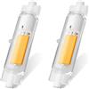 ZJZG Lampadina LED R7S 78mm Dimmerabile, R7S LED 78mm 20W 3000K Bianca Calda 2000LM, Equivalenti a 200W Lampada Alogena, Angolo 360, Nessun Sfarfallio Lampada, Confezione da 2