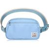 DMLuna Piccola borsa a tracolla da donna alla moda, leggera, per donne e uomini, mini marsupio con cinghia regolabile per corsa, allenamento, viaggi