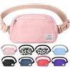 DMLuna Piccola borsa a tracolla da donna alla moda, leggera, per donne e uomini, mini marsupio con cinghia regolabile per corsa, allenamento, viaggi