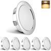 YindaLux Faretti LED da Incasso 230V 3W 3000K IP44 LED Spots 55-58MM 6PCS Cromato