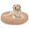 Mediashop Peaceful Pooch L - Cuccia per cani in beige - 94 cm - ciambella peluche - Rivestimento lavabile - Impermeabile e antimacchia - rilassa articolazioni e muscoli - Cuscino per cani - gommini