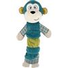 Record - Gioco interattivo per Cani Wildplay in Peluche con tubo squeaker incorporato. Gioco per Cani di tutte le taglie ideale per giochi divertenti | Scimmia, 35,5 cm