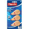 Tipp-Ex Mini Pocket Mouse Correttori a Nastro da 6 m x 5 mm - Design Effetto Legno Assortiti, Confezione da 3