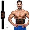 WARDBES Elettrostimolatore Muscolare,EMS Stimolatore Muscolare, ABS Trainer/Braccio/Gambe/Waist/Glutei Home Gym-Uomo/Donna, Elettrostimolatore per Addominali