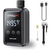 CYCLAMI Mini Pompa per Bicicletta，CYCLAMI Pompa Elettrica per Bicicletta Portatile 150PSI con Manometro Digitale per Bici da Corsa Portatile, con Valvole Presta e Schrader