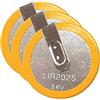 SIMPLETEK - 3x LIR2025 Batteria Pila 3,6V per Telecomando Chiave E46 E39 X3 X5 E38 E39 Ricaricabile