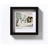 walther design Stockholm EA222BD, Cornice in Legno con Passepartout, Confezione Doppia, 20 x 20 cm, Nero