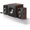 Edifier S360DB set di altoparlanti 150 W PC Nero, Legno 2.1 canali Bluetooth [S360DB]