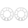 Bediffer Distanziali per ruote 2 pezzi 10 mm Distanziali per ruote in lega di alluminio Spessori universali per ruote con perno 4/5,Ruote e Accessori,Distanziatori e adattatori per mozzi