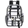 TINYAT Zaino trasparente Borsa trasparente resistente Zaino trasparente grande Approvato per lo stadio per college, concerti, sport