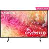 Samsung TV Crystal UHD 4K 55" UE55DU7170UXZT Smart TV Wi-Fi Black 2024, Processore Crystal 4K, 4K Upscaling, Slim Look Design, OTS Lite