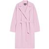 Weekend Max Mara Cappotto a vestaglia in double di misto lana