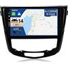 Generic JOYX - [6G+128G] - Android 10 Autoradio Per Nissan X-Trail Qashqai J11 Rouge(2014-2018) - Built-in DSP/Carplay/Android Auto - GRATUITI LED Camera MIC - DAB Volante 360-Camera Fast-Boot - 10.1" 2 Din