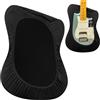 Musiin Premium Black Dust Cover for Acoustic and Bass Guitars - Tailored Protection compatible with Fender Gibson ibanez Donner Electric Bass Guitars
