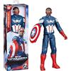 Hasbro EIC Marvel Studios Brave New World, Titan Hero Series, Action Figure di Captain America,Hasbro,Eta 4+