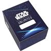 Gamegenic - Star Wars Unlimited Soft Crate - Full-Color Printed & Officially Licensed Durable Deck Box, Holds 60 Double-Sleeved Cards, TCGs And LCGs, Card Back Blue
