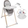 Chicco Seggiolone Polly Armonia con Barra Giochi in Omaggio - Scandinavian