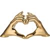 BONGELLI PREZIOSI Mani Cuore 14x8cm Oro Senza Base Marmorino