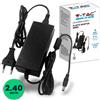 V-TAC Alimentatore per Strip LED 60W 12V 5A Jack 2.1 Cavo 2.4m con Spina IP44 - SKU 3239 VT-23061