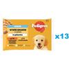 PEDIGREE Junior Scelta di gusti con riso in bustina 52x100g cibo umido in gelatina con pollo e manzo per cuccioli