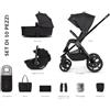 Venicci - Venicci Trio Upline 2 All Black con cloud Tiago