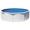 Gre Piscina fuori terra rotonda gre atlantis in acciaio colore bianco 350x350xx132 - cod. kitpr358