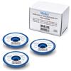 Weller WSW SCN M1 (T0051402999) Kit - Ø 0.3/0.5/0.8mm, 21g, Lega Sn99.3Cu0.6Ni0.05, Contenuto di Fondente 3,5%, Argento